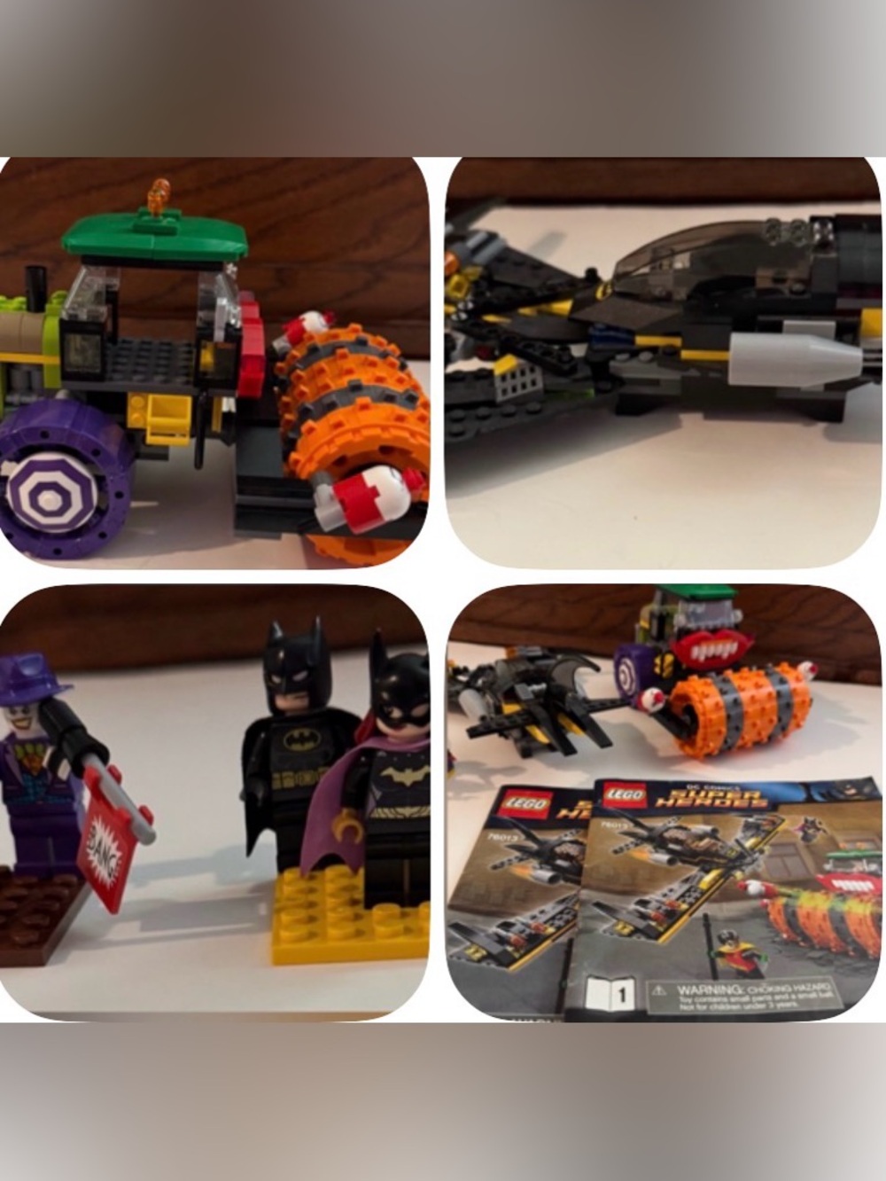 LEGO 76013 Joker Steam Roller Batman Set w/ Minifigures